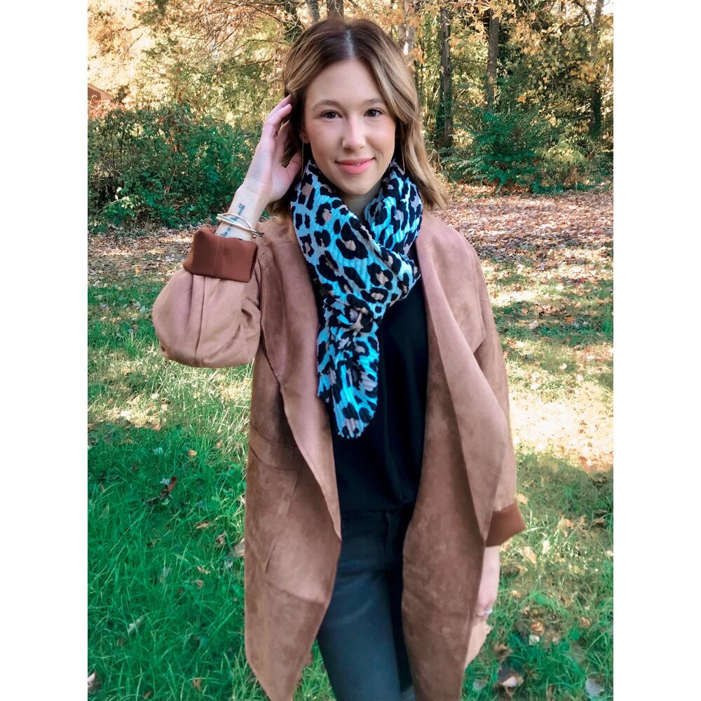 Leopard Scarf- Light
